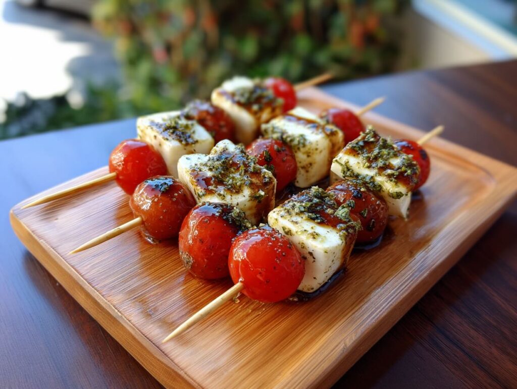 Caprese Sticks – Fresh, No-Cook Party Appetizer