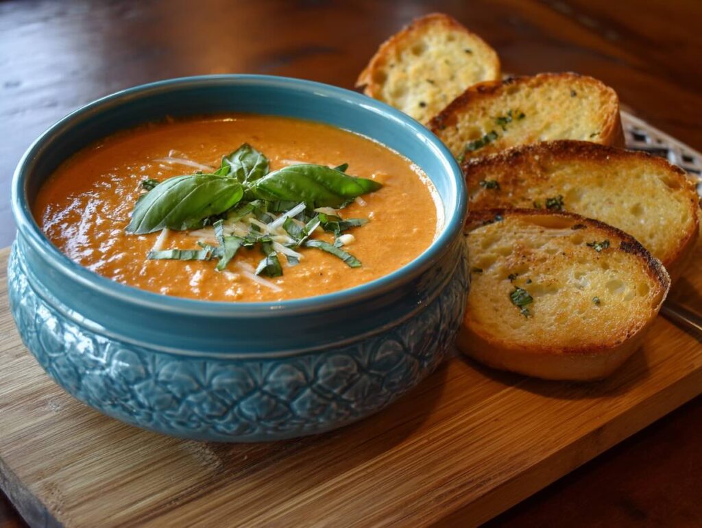 Creamy Tomato Basil Soup – Cozy 30-Minute One Pot Comfort