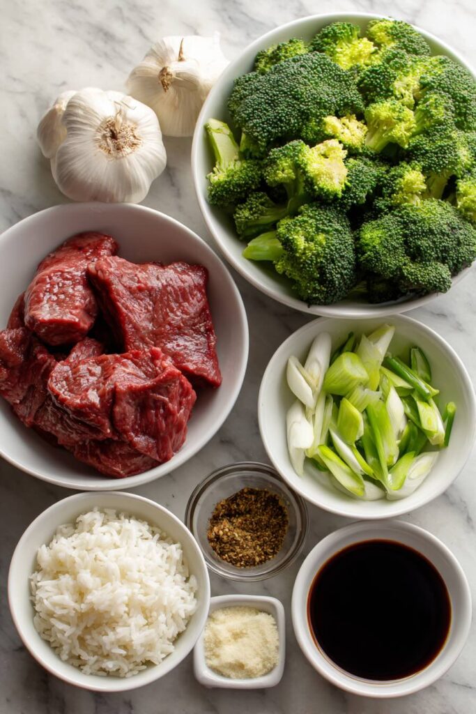 Beef Broccoli Stir-Fry Ingredients