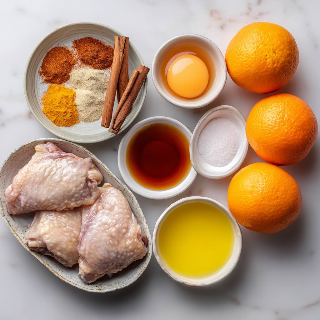spicy orange chicken ingredients