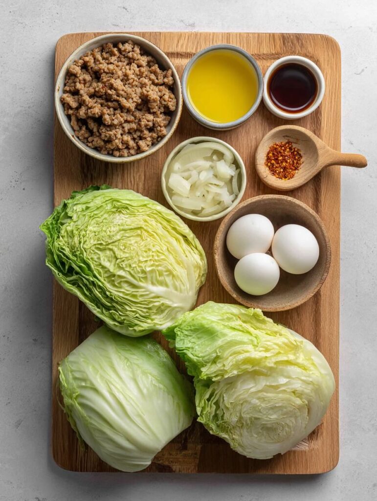 Cabbage Dumplings Ingredients